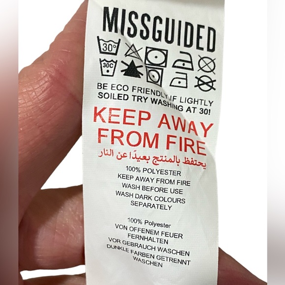 Missguided White Oversized Plunge Front Top Blouse Size 4 - Picture 10 of 11